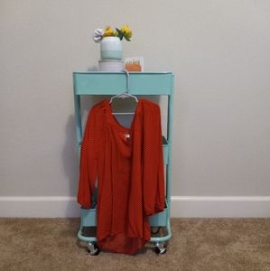 Orange blouse